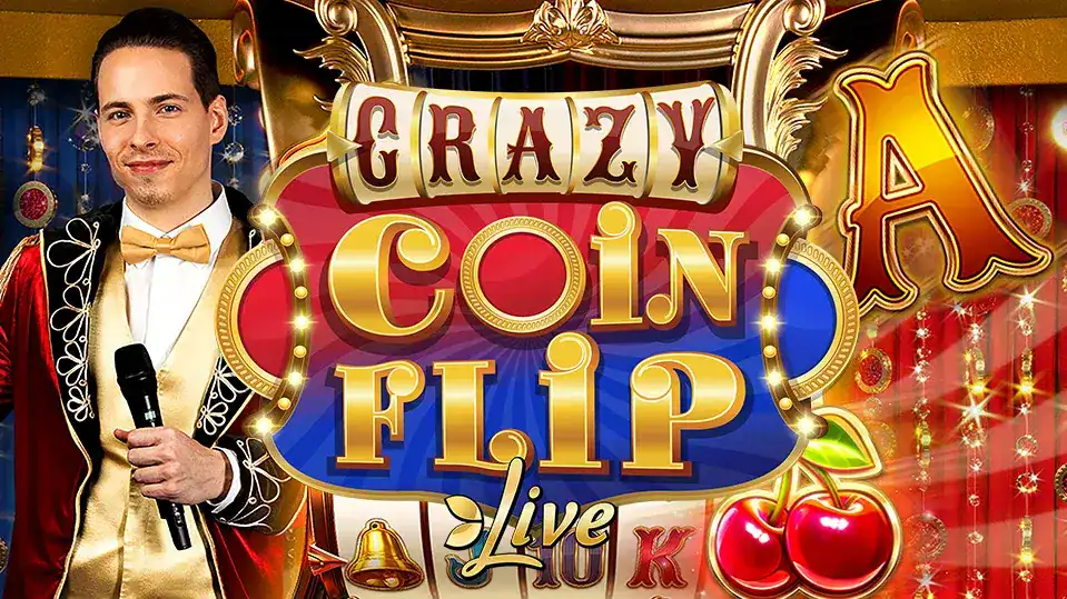 Crazy Coin Flip Live presentator.