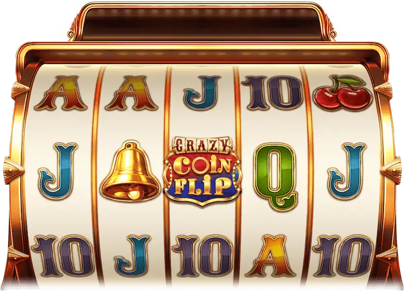 Kwalificatie gokkast van Crazy Coin Flip met 5 rollen.